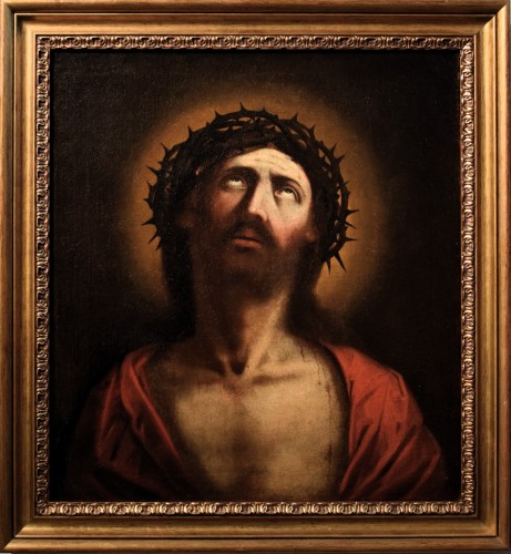 « Ecce Homo » - école italienne du 17e siècle, entourage de Guido Reni - Tableaux et dessins Style Louis XIV
